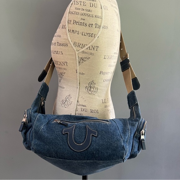 True Religion Handbags - True Religion Boho Crossbody bag Womens Purse DENIM BLUE  Shoulder